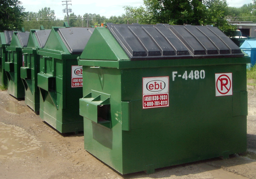 Conteneurs à déchets, recyclage et autres